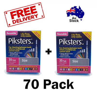 Piksters 70 PACK Interdental Brushes • $25