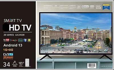 UK IDOME 32  LED Smart TV HD Ready Android 13 - Freeview T2 3xHDMI 2xUSB WiFi • £159