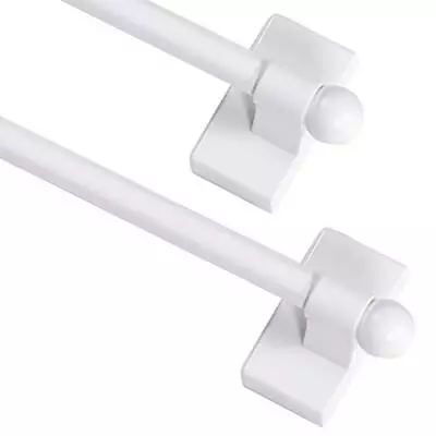 Turquoize Magnetic Curtain Rod 2 Pack Magnetic Curtain Rods For Metal Doors With • $28.77