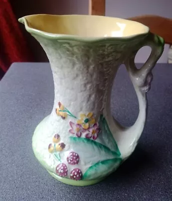 Art Deco James Kent Antique Bramble Hand Painted Jug Vase • £24.99