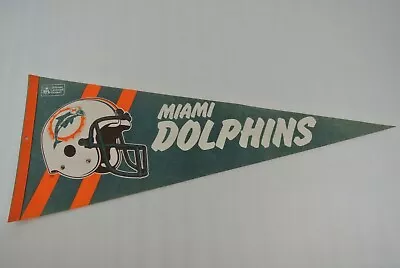 Miami Dolphins Pennant NFL Licensed Vintage Sports Flag Banner Football • $15.74