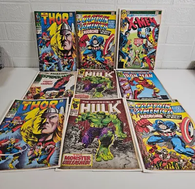 Comics Book Cover Movie Poster Wall Art A4 Captain America Hulk Thor Spiderman • £12.99