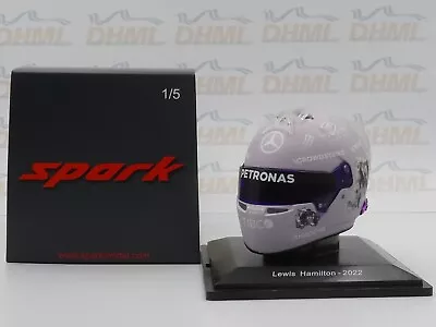 Spark 1:5 Lewis Hamilton Helmet Monaco GP F1 2022 5HF081 • £85