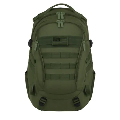 Military Style Athletic Backpack Olive Green RT523 Molle • $42.50