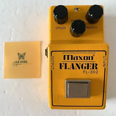 Maxon FL-302 Flanger Analog Guitar Effects Pedal MIJ '80s Vintage From JAPAN • $113
