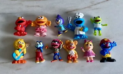 Sesame Street Muppets Figures Toys Lot Elmo Gonzo Kermit Piggy Zoe Cookie Animal • $25