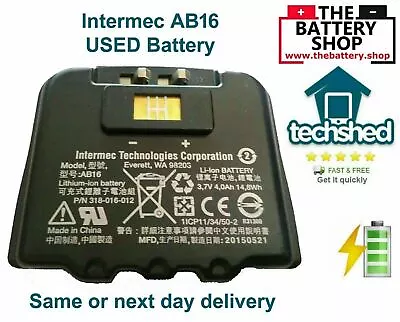 Genuine Intermec CN3 CN4 AB16 318-016-002 Battery Pack 3.7V UK And Eire Dispatch • £9.99