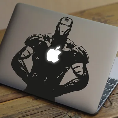 IRON MAN Apple MacBook Decal Sticker Fits All MacBook Models • £5.49
