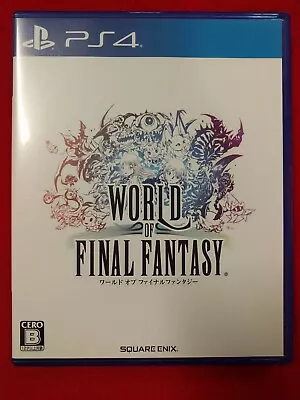 PS4 Japan - World Of Final Fantasy JAPAN Edition JAPANESE Used Like New! • $35