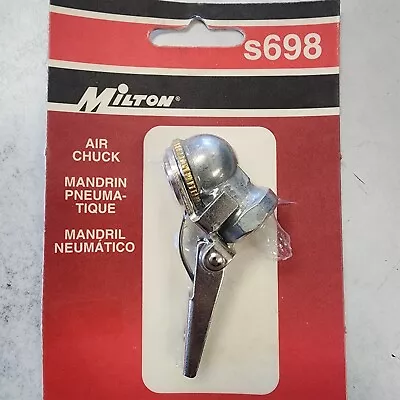 Milton S-698 1/4  Female NPT Single Head Air Chuck W/ Grip New • $9