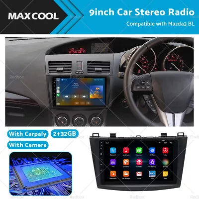 32GB Android Apple Carplay Stereo Radio 9  Head Unit GPS Suitable For Mazda 3 BL • $165