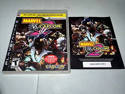 Marvel Vs Capcom 2 PS3 - Rare! CIB Complete [Please Read Description] • $249.95