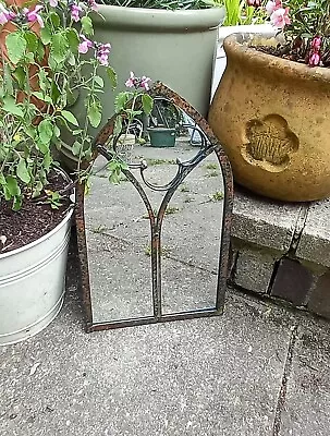 £29.99 • Buy Lovely Leavesdon  Arched Window Mirror Screen Plaque For Indoors Or Outdoors