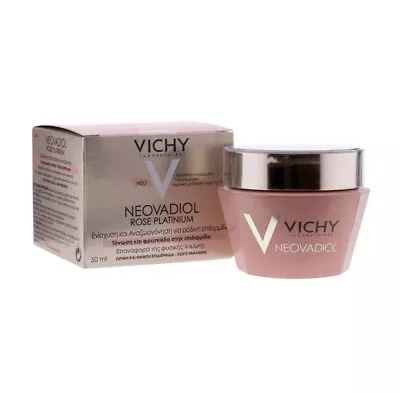 Vichy Neovadiol Rose Platinum Anti-ageing And Strengthening Moisturiser 50 Ml. • $44.95