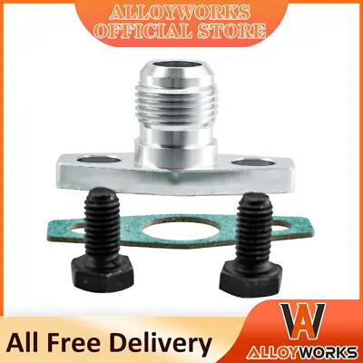 10 AN Turbo Oil Return Drain Flange Adapter Kit For Garrett T20 GT28 GT30 GT35 • $10.99