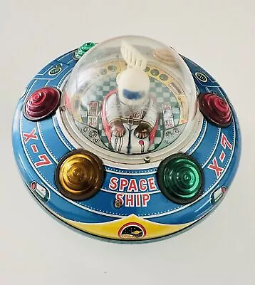 🔷🔶robots Modern Toys X-7 Flying Saucer Space Ship Ufo Satellite 1960... • $262.06