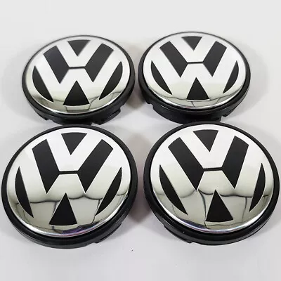 FITS 1998-2011 VW / Volkswagen Beetle / Golf / Jetta 2 1/4  Center Caps SET/4 • $99.99