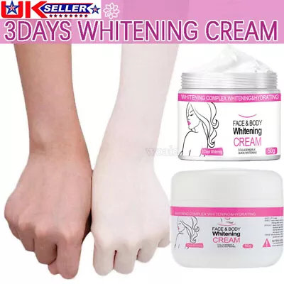 Collagen Milk Bleaching Face Body Cream Skin Whitening Moisturizing Body Lotion • £7.45