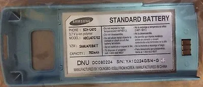 $19.55 • Buy Lot Of 25 Oem Samsung Abcu4707gz Batteries For Samsung U470 Teal