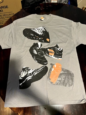 $75 • Buy Lemar And Dauley Jordans Shirt Gray L
