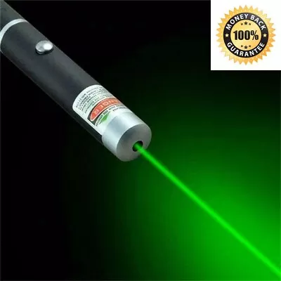 50miles Laser Green Pen Pointer 1mw Powerful Lazer Professional Beam Pet Dog Cat • £3.39