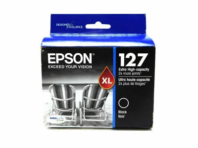 Genuine Epson T127120 Black Extra High Capacity Ink Cartridge Exp 01/20 - HS0104 • $14.95