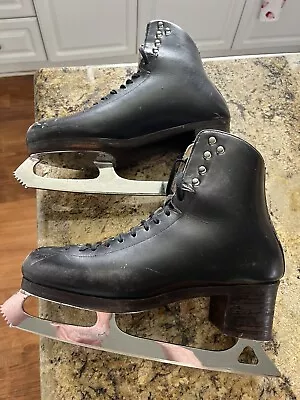 Klingbeil Figure Skates Custom Men’s Black Size 9.  E. Smirnov • $150