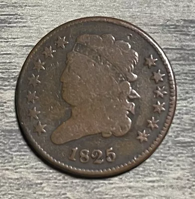 1825 Classic Head Half Cent • $44.95