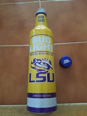 $4.99 • Buy Bud Light 2020 LSU Limited Edition Aluminum Beer Bottle 