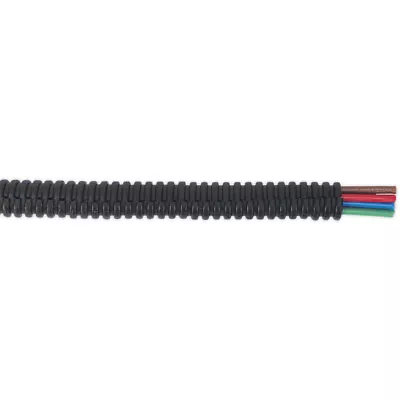 Split Convoluted Cable Sleeving - 100 Metres - 7-10mm Diameter - Flexible Nylon • £58.99