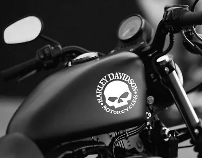 $9.99 • Buy FITS Harley Davidson Skull 2x Decals Stickers Motorcycle Bike Gas Tank Logo New