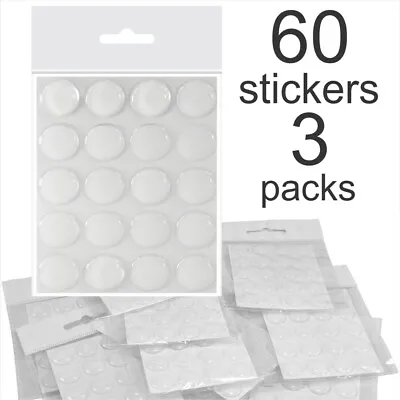 $21.25 • Buy 40mm Round Resin Transparent Clear Domes Stickers Epoxy Gel Resin Self Adhesive