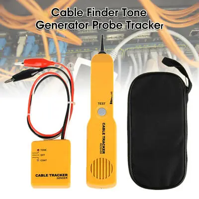 £13.79 • Buy Circuit Cable Finder Tone Generator Probe Tracker Wire Network Tester Tracer Set