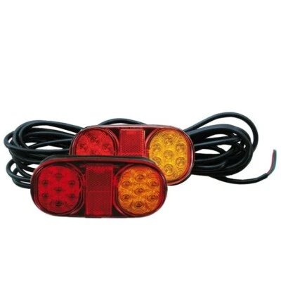 $130 • Buy Brytec Boat Trailer Combo Light Waterproof Submerible Lamps Twin Pack + 5m Cable