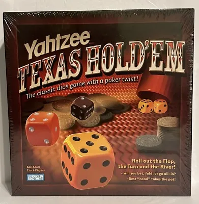 Yahtzee Texas Hold'em - Poker Style Dice Game (Hasbro 2004) / SEALED • $28