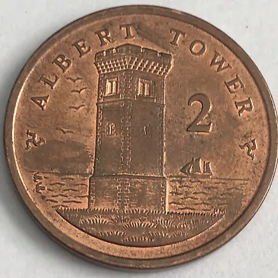 2015 Isle Of Man 2p Two Pence Coin - Albert Tower • £1.99