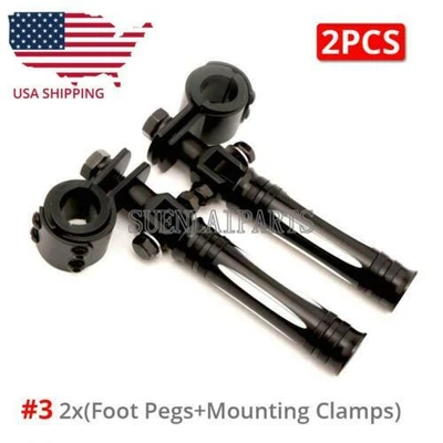 $35.20 • Buy Motorcycle Bar Highway Foot Pegs For Yamaha V Star 650 1100 1300 XVS Classic