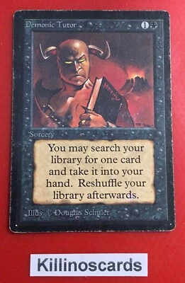 $450 • Buy MTG Demonic Tutor Beta