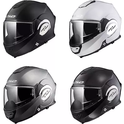 2024 LS2 Valiant Solid Modular Motorcycle Helmet Helmet - Pick Size & Color • $299.98