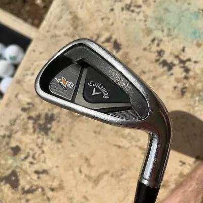 Callaway X2 Hot 6 Iron Tru Temper XP 95 Steel Shaft Stiff R Flex Right Hand RH • $50.59