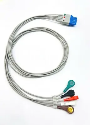 Philips MX700 5 Leads Snap ECG Leadwires Cable  - Same Day Shipping • $27.50