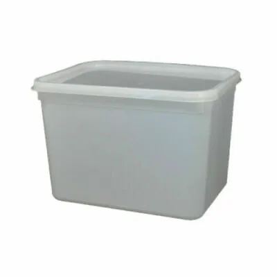 4 Litre Rectangular Food Storage / Ice Cream Tub Containers With Airtight Lids • £23.95