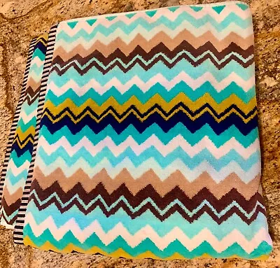 1 NIB MISSONI For Target Chevron Zig Zag Bath Towels  NEW & UNUSED • $37.45