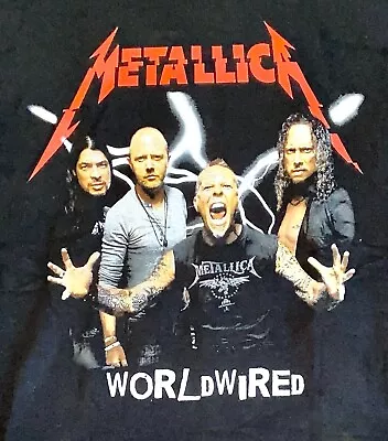 Metallica T Shirt Heavy Metal T Shirt Horror T Shirt Mens Small Concert T Shirt • $11.39