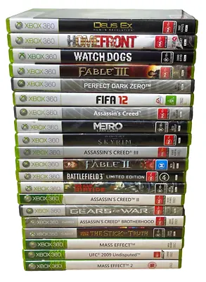 Xbox360 20 Title Ultra Mega Pack Xbox 360 Bulk Buy Bundle 7 • $149.90