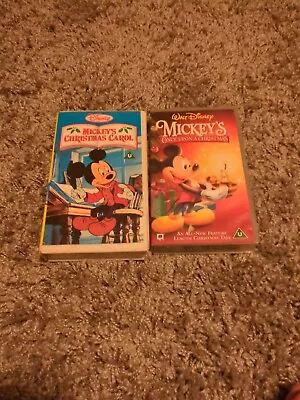 Disney Mickey's Christmas Carol Mickey Mouse Vhs Once Upon A Time  • £12.99