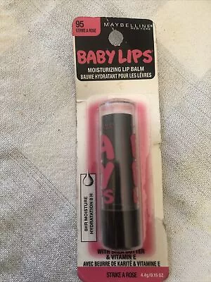 Maybelline New York Baby Lips ELECTRO Moisturizing Lip Balm ~ #95 Strike A Rose • $12.99