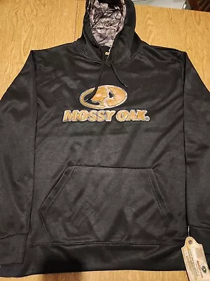 Mossy Oak Mens Hoodie Hooded Sweatshirt Size 2X XXL New With Tags Leather Logo • $34.95
