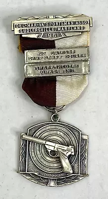 $15 • Buy Vintage Del-Mar-Va Sportsman Association Shooting Competition Medal