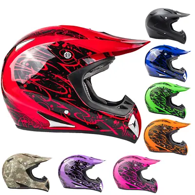Typhoon Adult Dirt Bike Helmet Motocross Off-Road Dirt Bike ATV UTV MX Men Women • $45